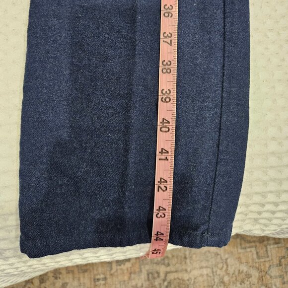 Peter Millar Five-Pocket Pants Size 38x32 – Navy Blue | Premium Flannel - Picture 6 of 7